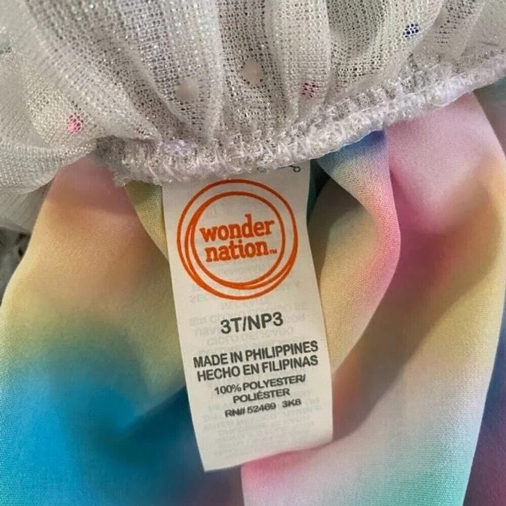 Wonder Nation Colorful Reversible Skirt